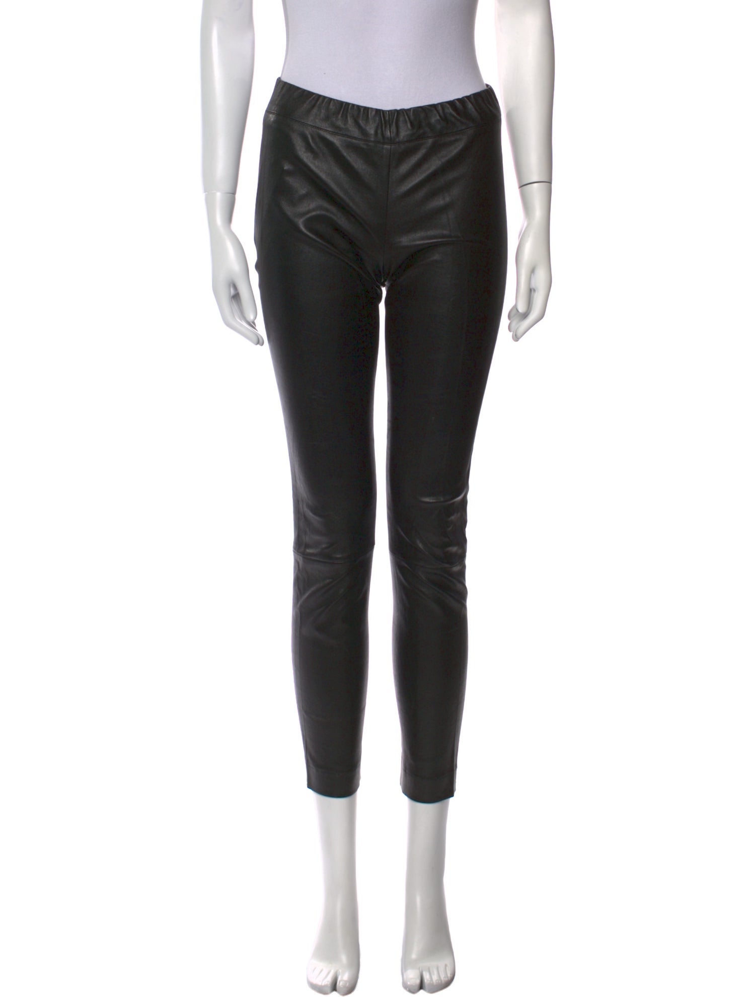 The Row Leather Skinny Leg Pants