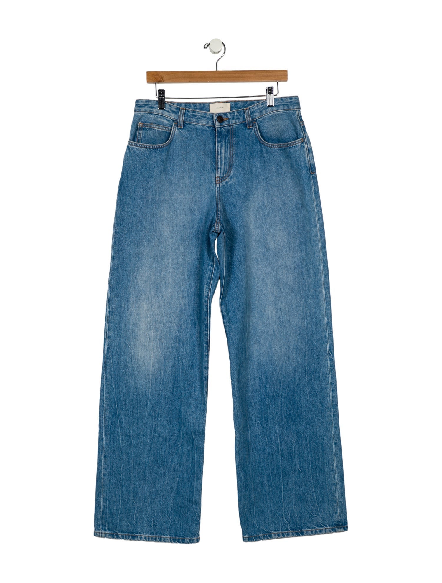 The Row High-Rise Wide Leg Jeans