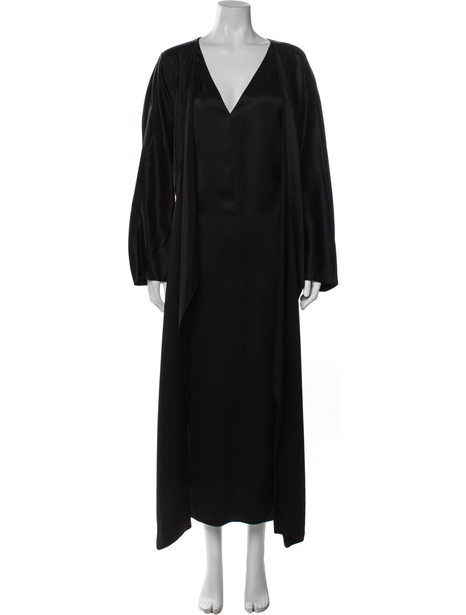 The Row V-Neck Long Dress