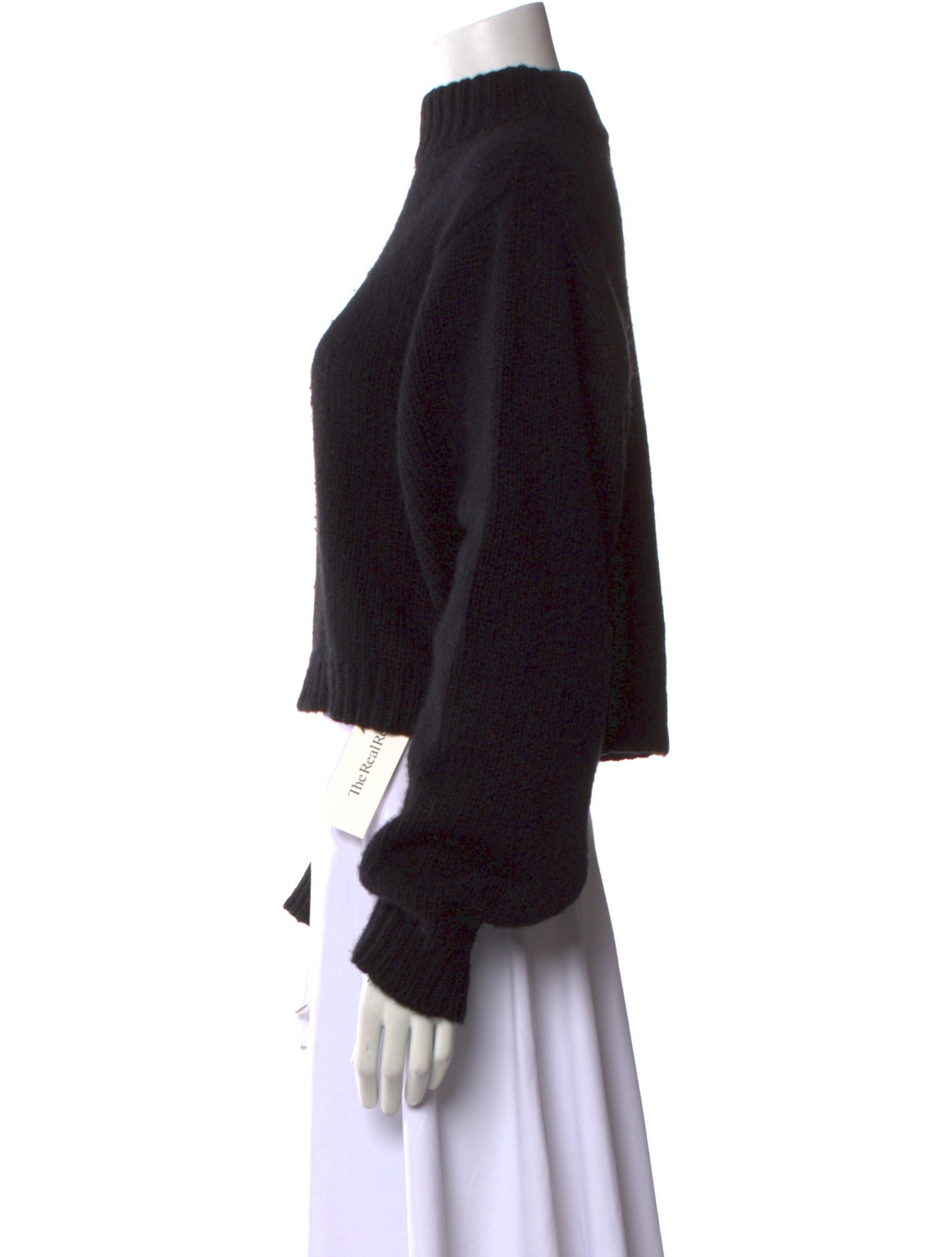 The Row Cashmere Mock Neck Sweater