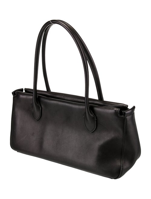 The Row Leather E/W Top Handle Bag