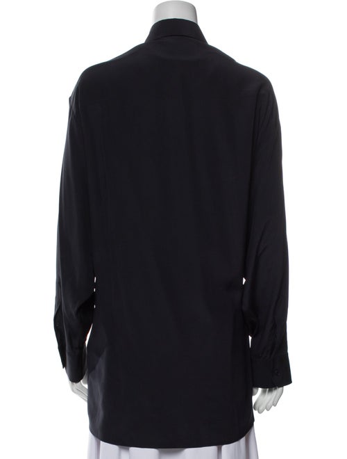 The Row Rigel Silk Button-Up Top