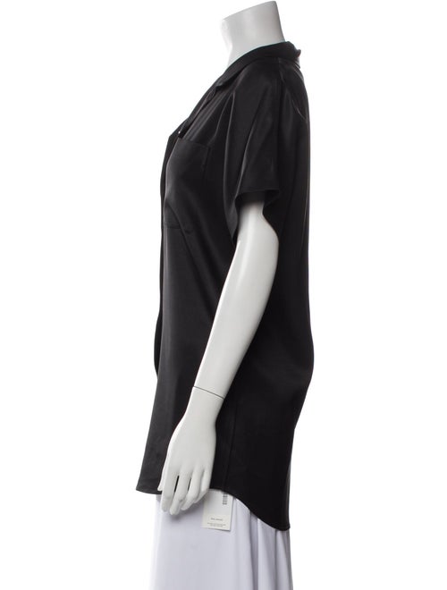 The Row Giuseppina Silk Button-Up Top
