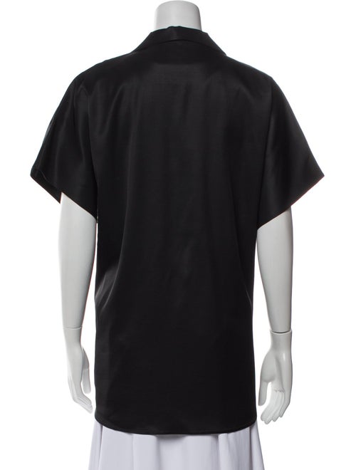 The Row Giuseppina Silk Button-Up Top