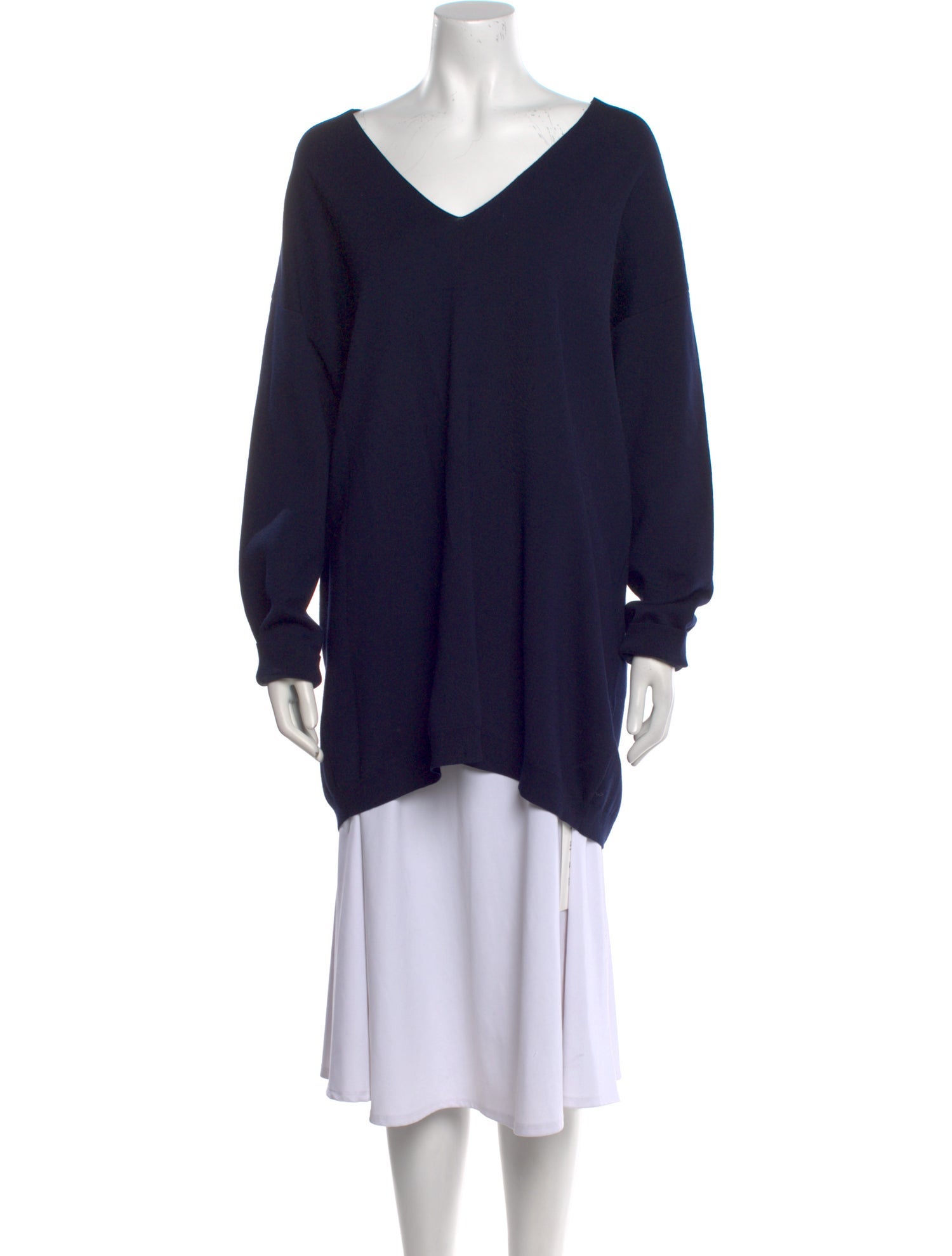 The Row V-Neck Long Sleeve Tunic