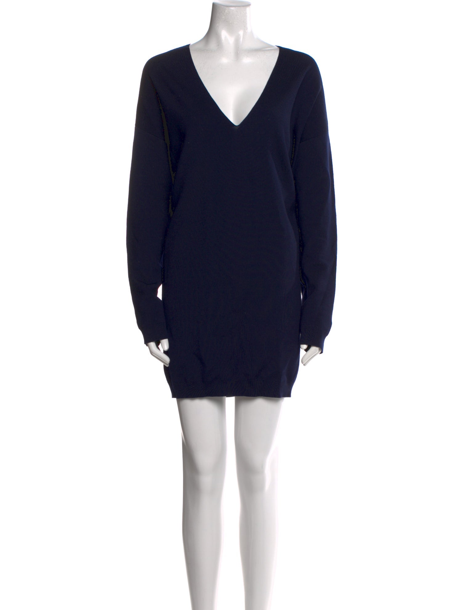 The Row V-Neck Mini Dress