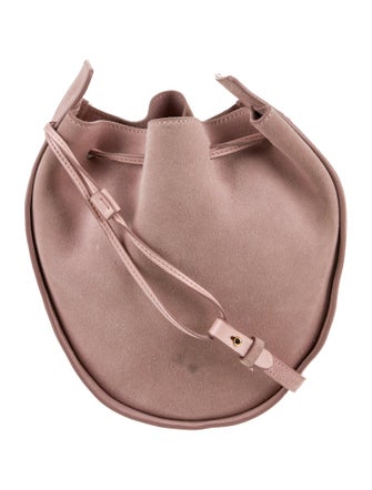 The Row Suede Bucket Bag
