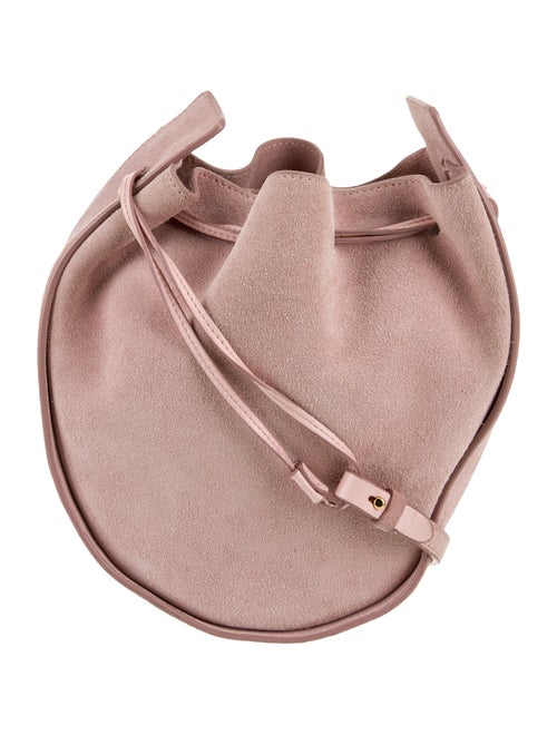 The Row Suede Bucket Bag