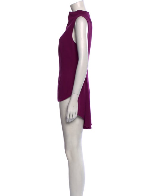 The Row Virgin Wool Mock Neck Bodysuit