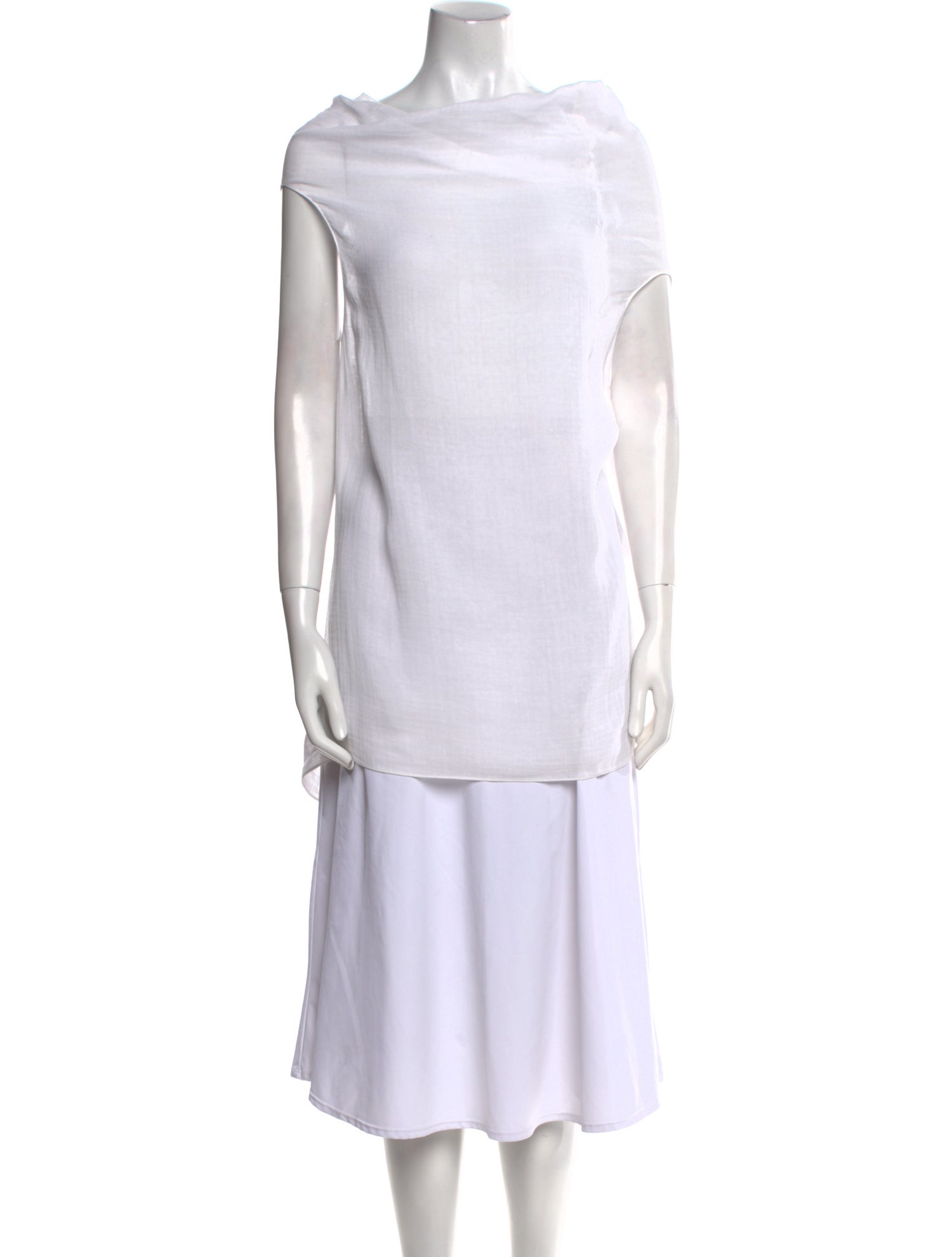 The Row Cowl Neck Sleeveless Tunic
