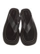 The Row Ginza Leather Flip Flops