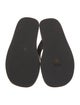 The Row Ginza Leather Flip Flops