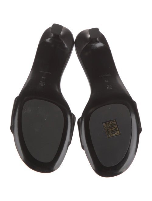 The Row Combo Kitten Leather Slides