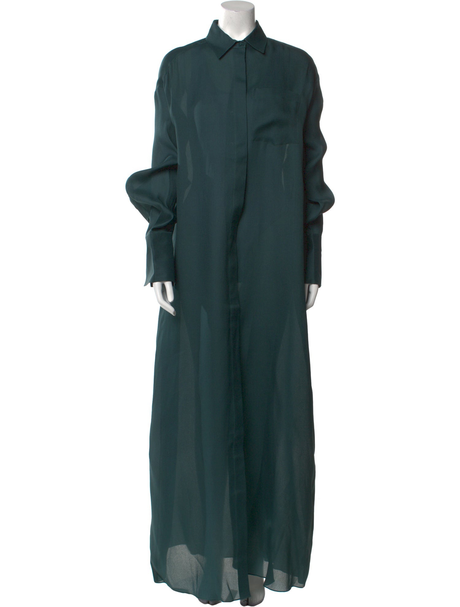 The Row Silk Long Dress