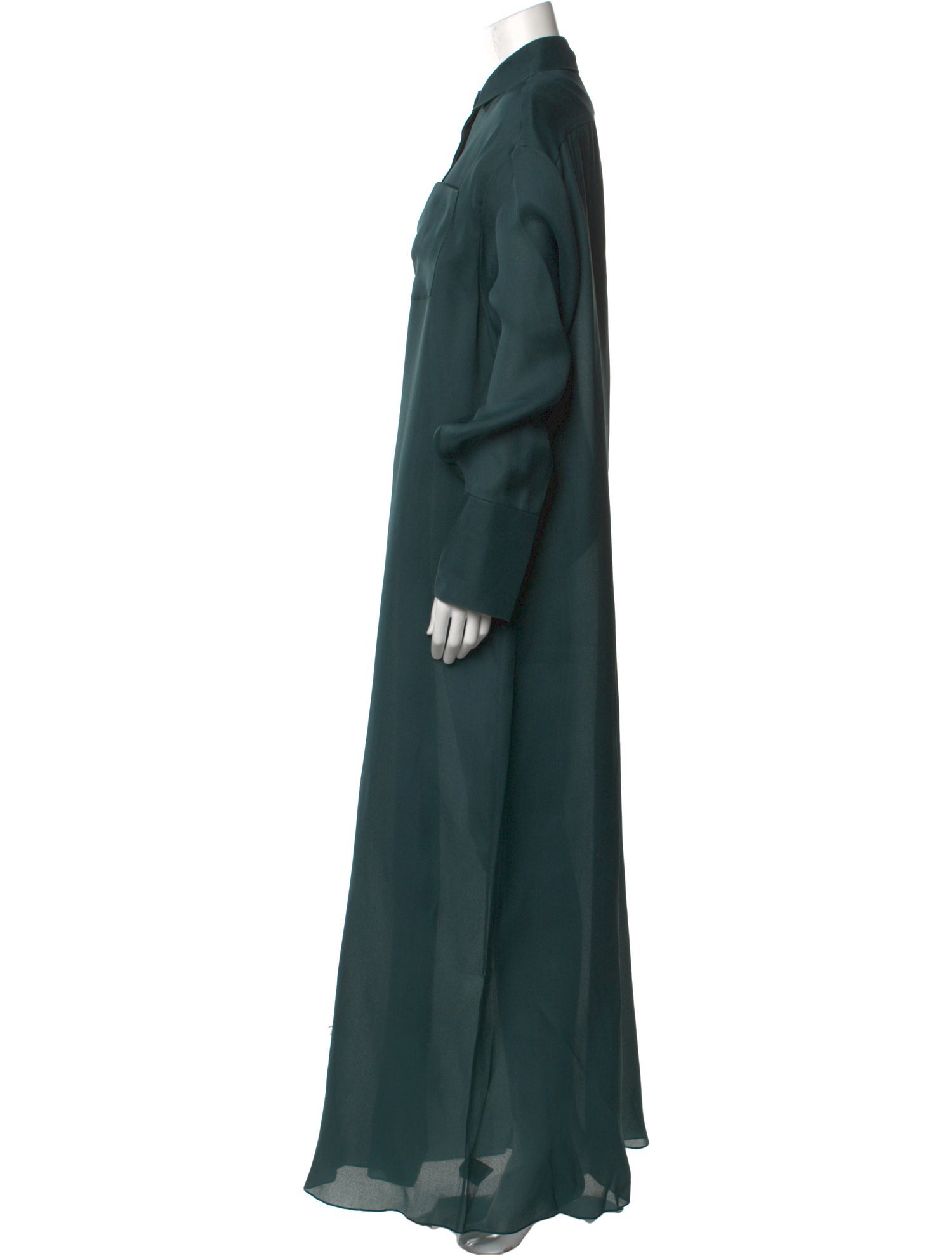 The Row Silk Long Dress