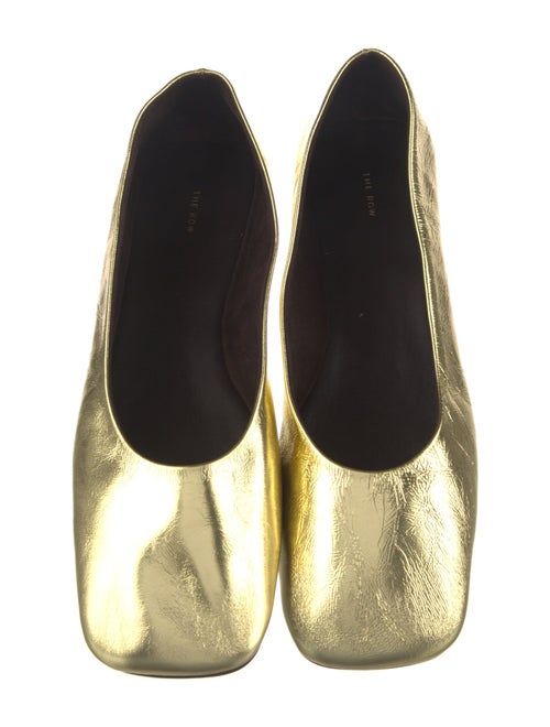 The Row Leather Ballet Flats