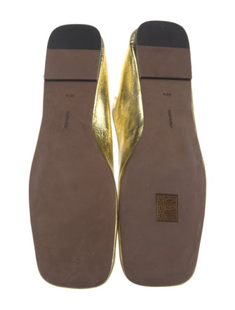 The Row Leather Ballet Flats