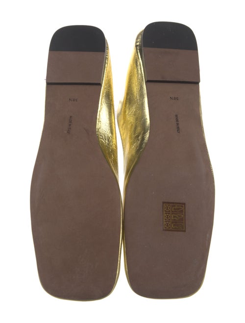 The Row Leather Ballet Flats