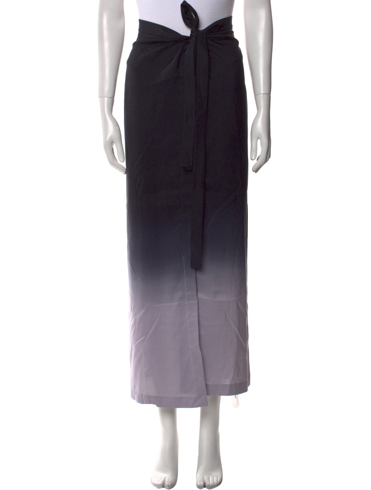 The Row Silk Long Skirt