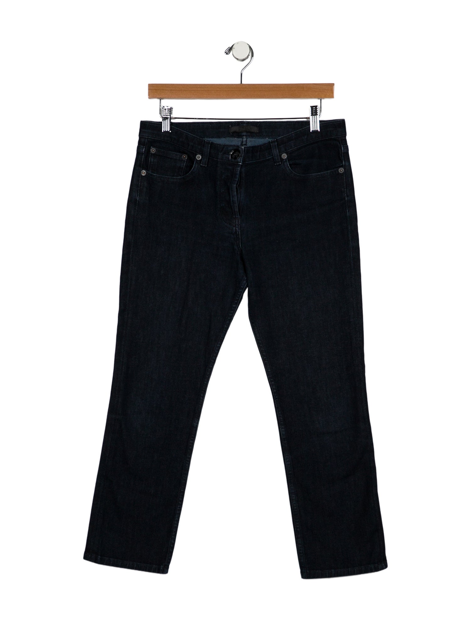 The Row Mid-Rise Straight Leg Jeans