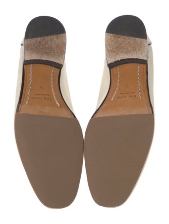 The Row Canvas Loafers
