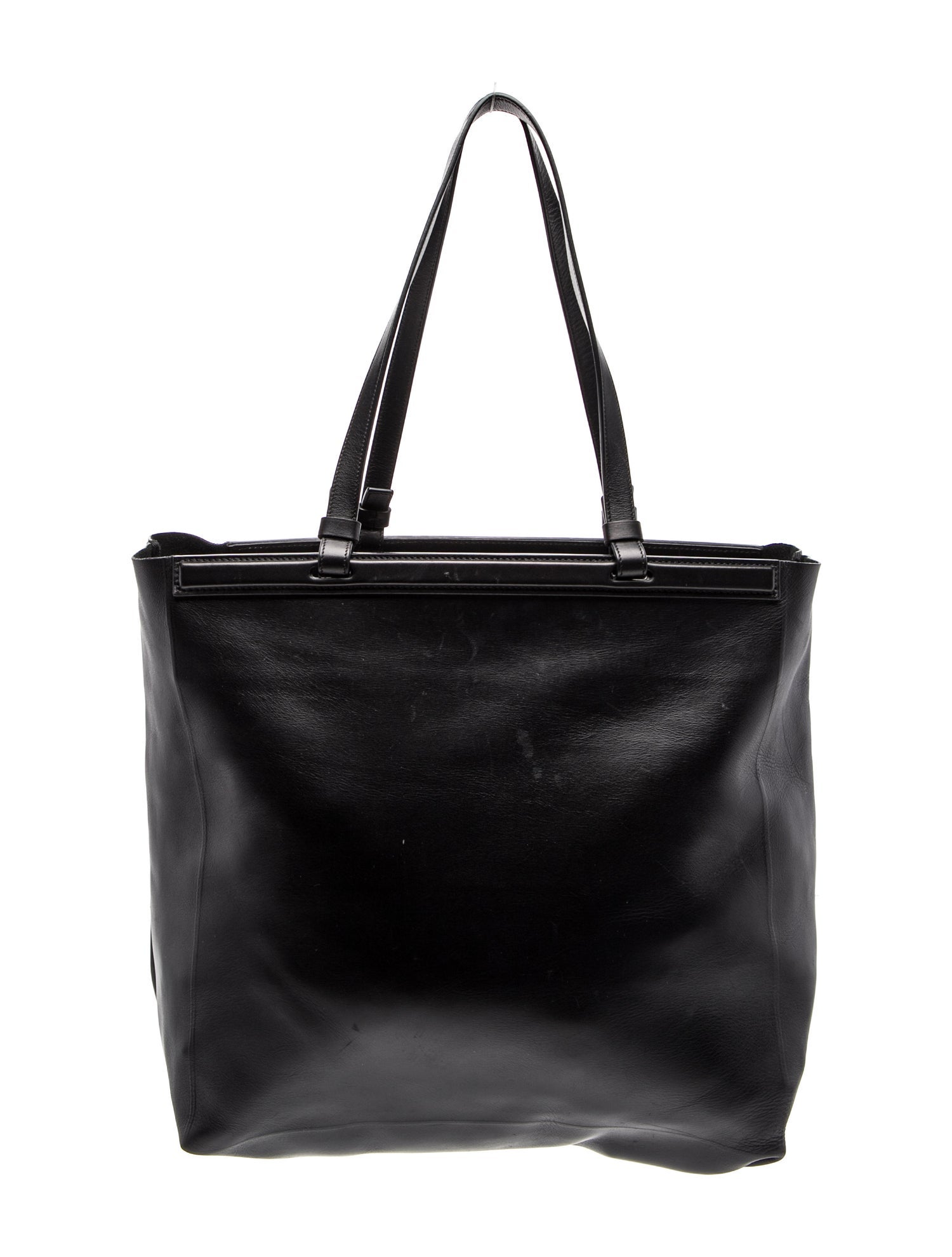 The Row Leather Shopper