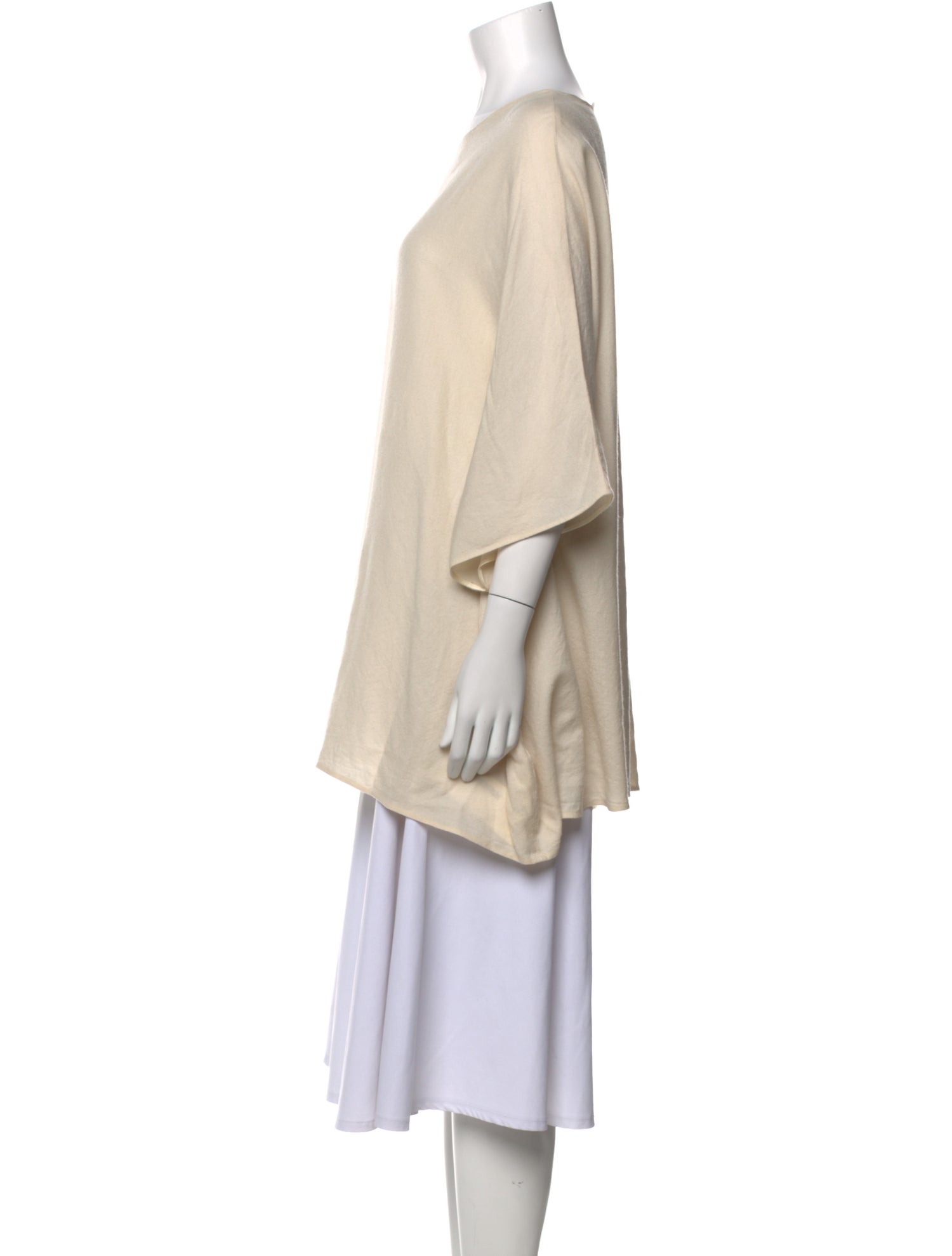 The Row Silk Bateau Neckline Tunic