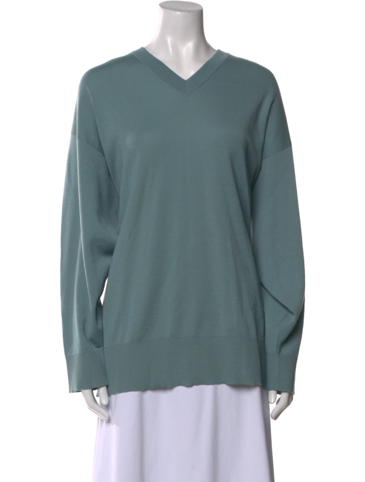 The Row Cashmere V-Neck Sweater