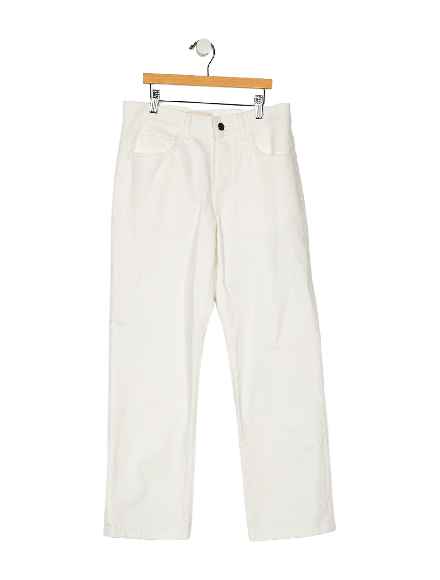 The Row Mid-Rise Straight Leg Jeans