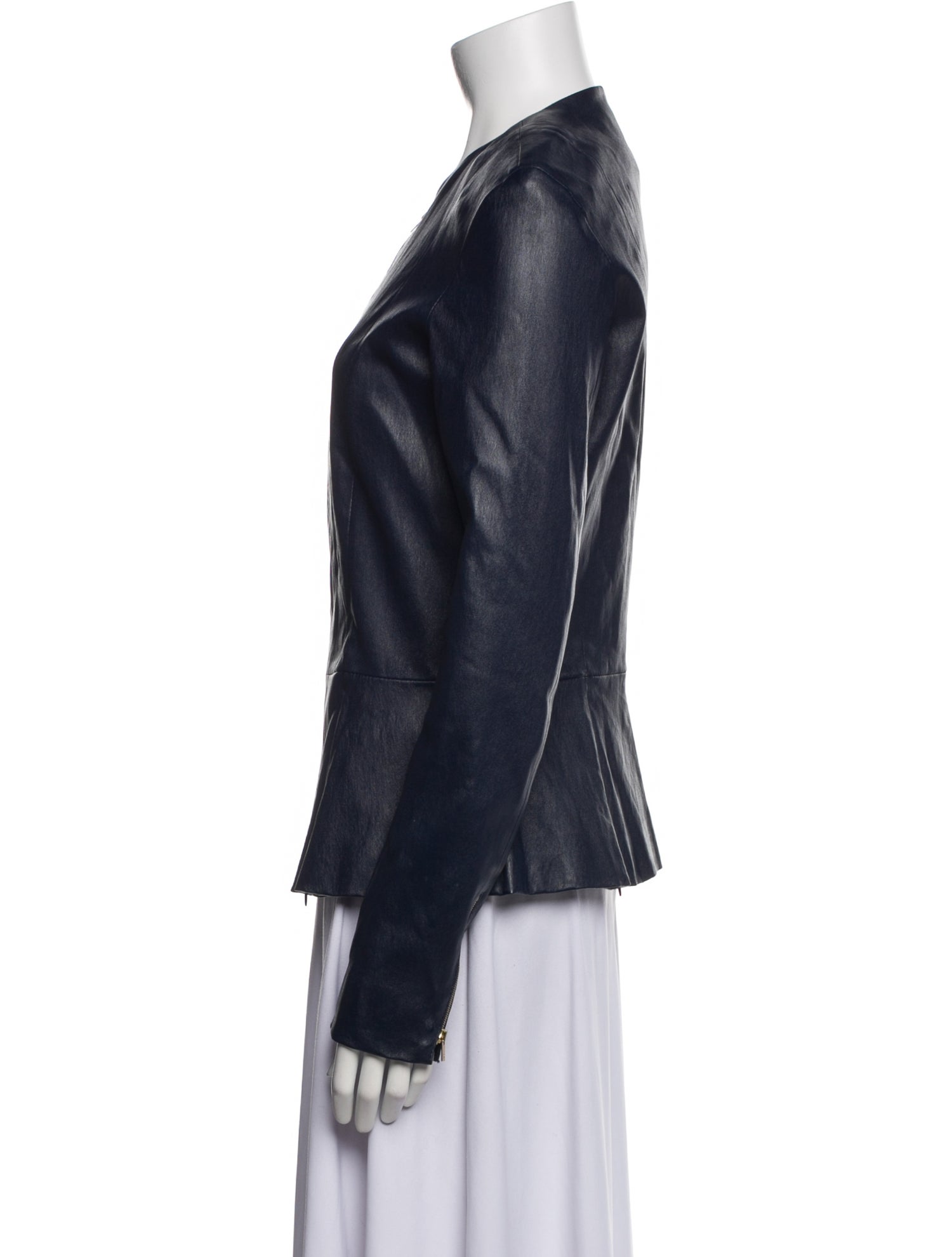 The Row Leather Biker Jacket