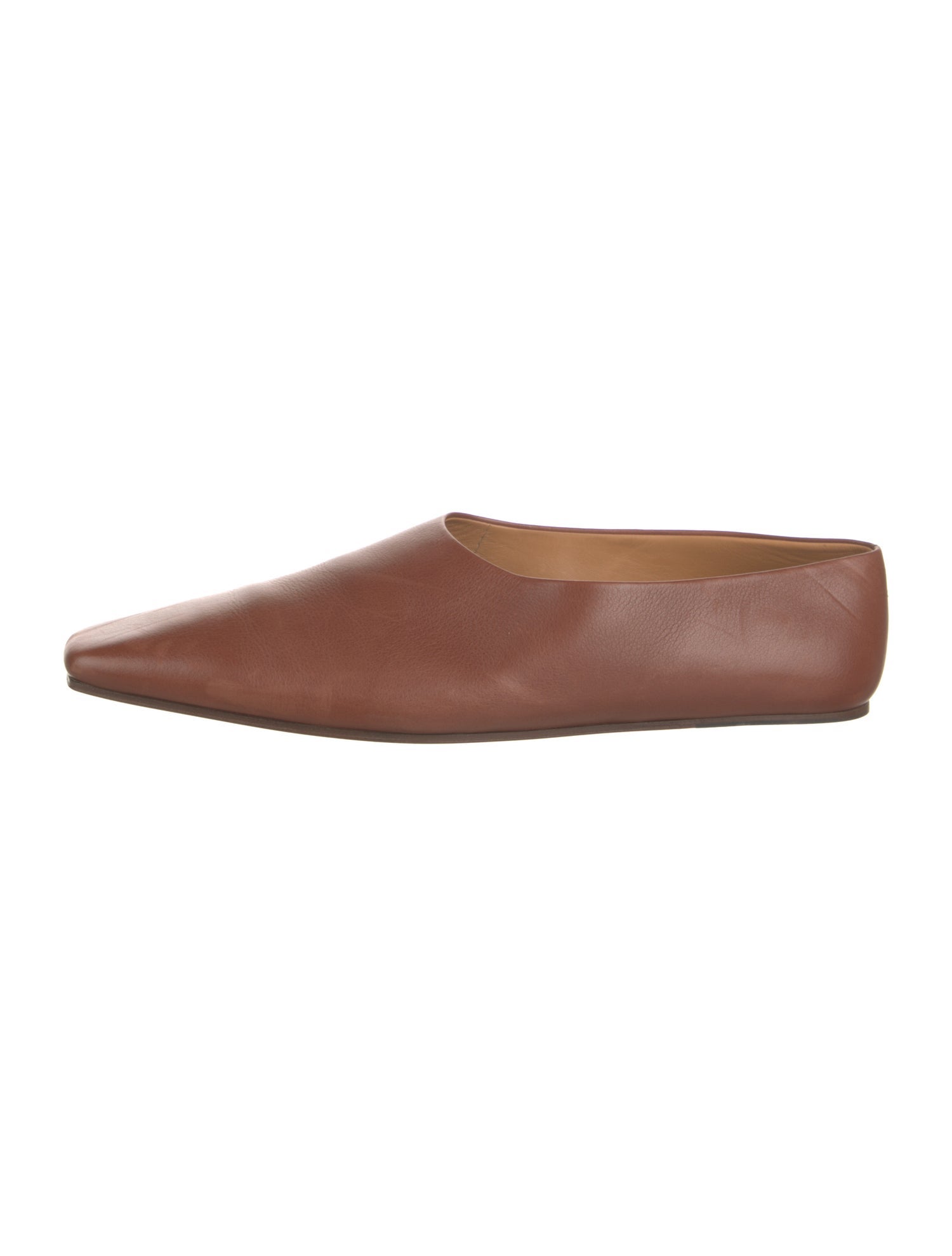 The Row Leather Ballet Flats