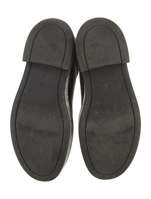 The Row Leather Combat Boots