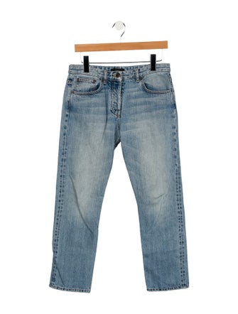 The Row Mid-Rise Straight Leg Jeans