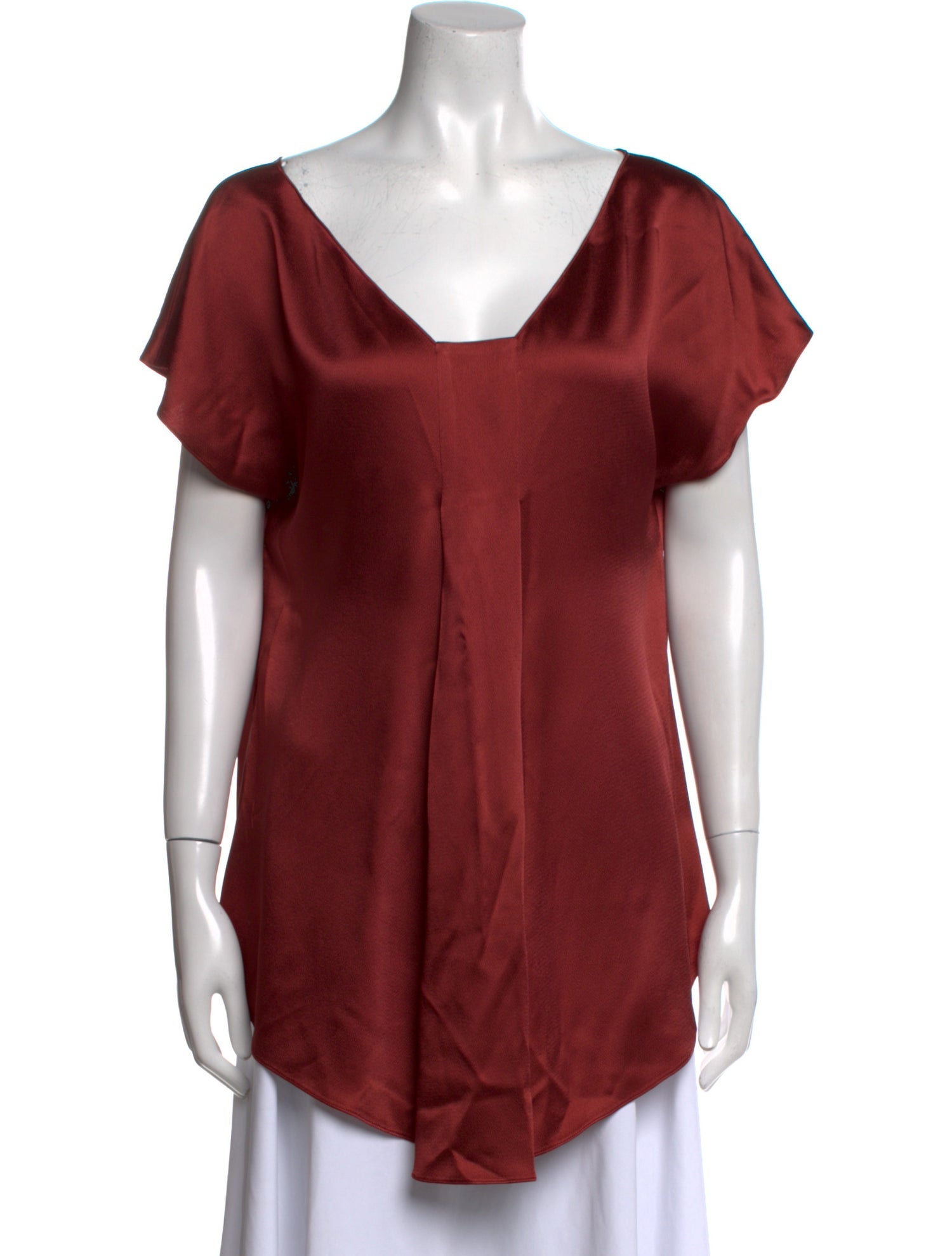 The Row Cowl Neck Short Sleeve Tunic
