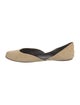 The Row Suede D'Orsay Flats