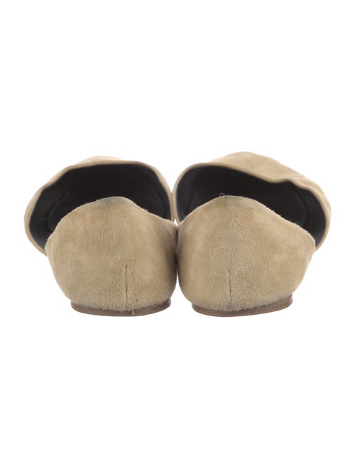 The Row Suede D'Orsay Flats
