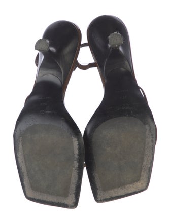 The Row Leather Slingback Sandals