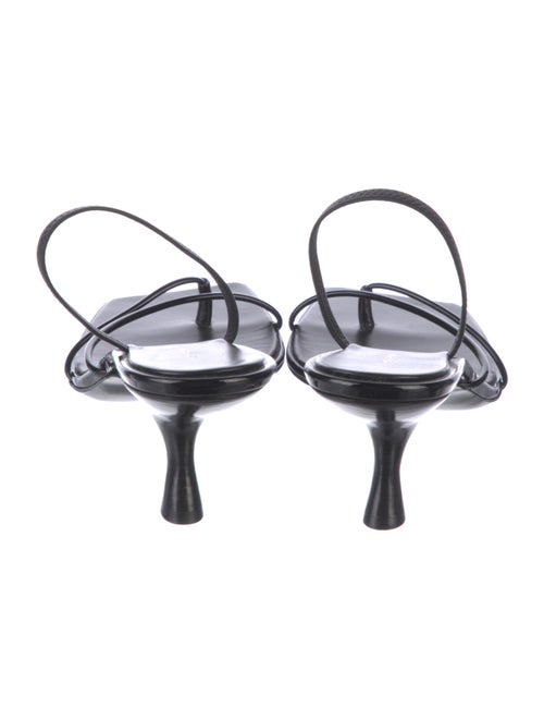 The Row Leather Slingback Sandals