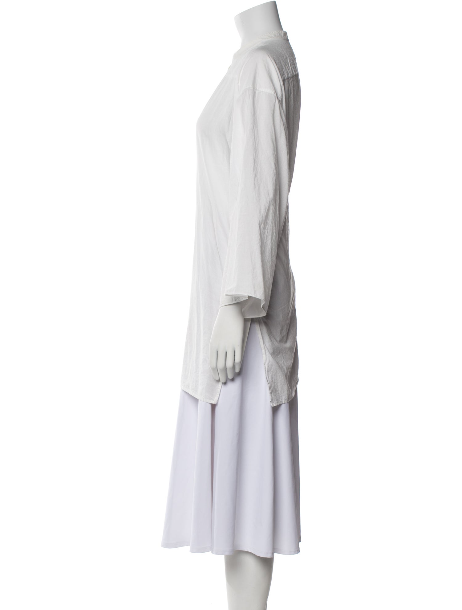 The Row V-Neck Long Sleeve Tunic