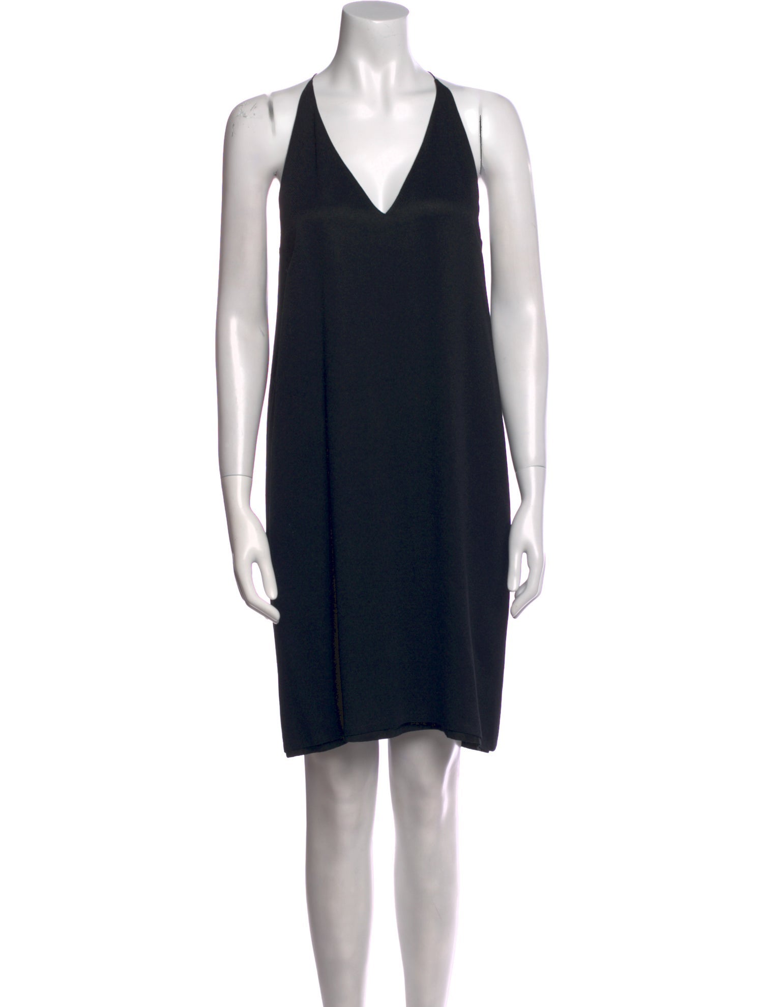 The Row V-Neck Knee-Length Dress