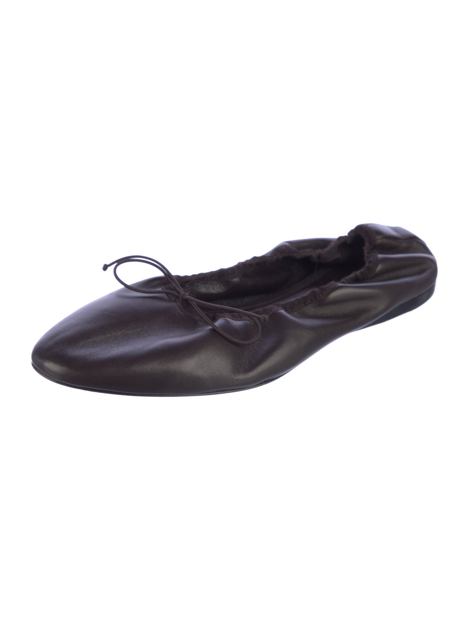 The Row Hereditas Leather Ballet Flats