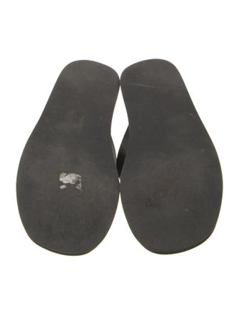 The Row Ginza Leather Flip Flops
