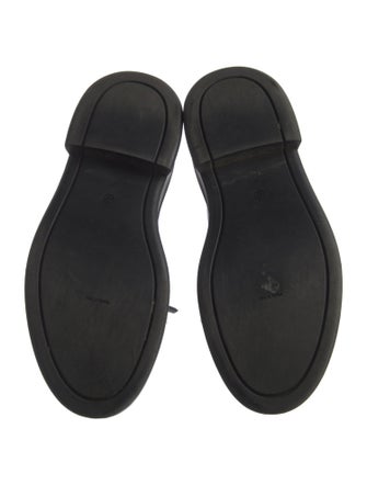 The Row Leather Combat Boots