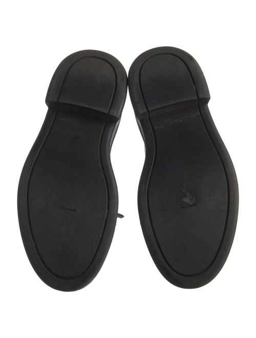 The Row Leather Combat Boots