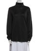 The Row Silk Turtleneck Sweatshirt