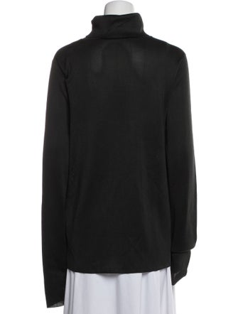 The Row Silk Turtleneck Sweatshirt