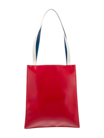 The Row Leather Flat Tote