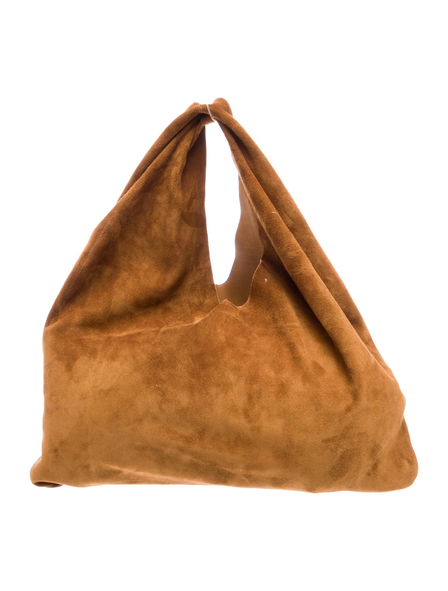 The Row Suede Bindle Small