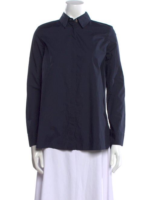 The Row Long Sleeve Button-Up Top