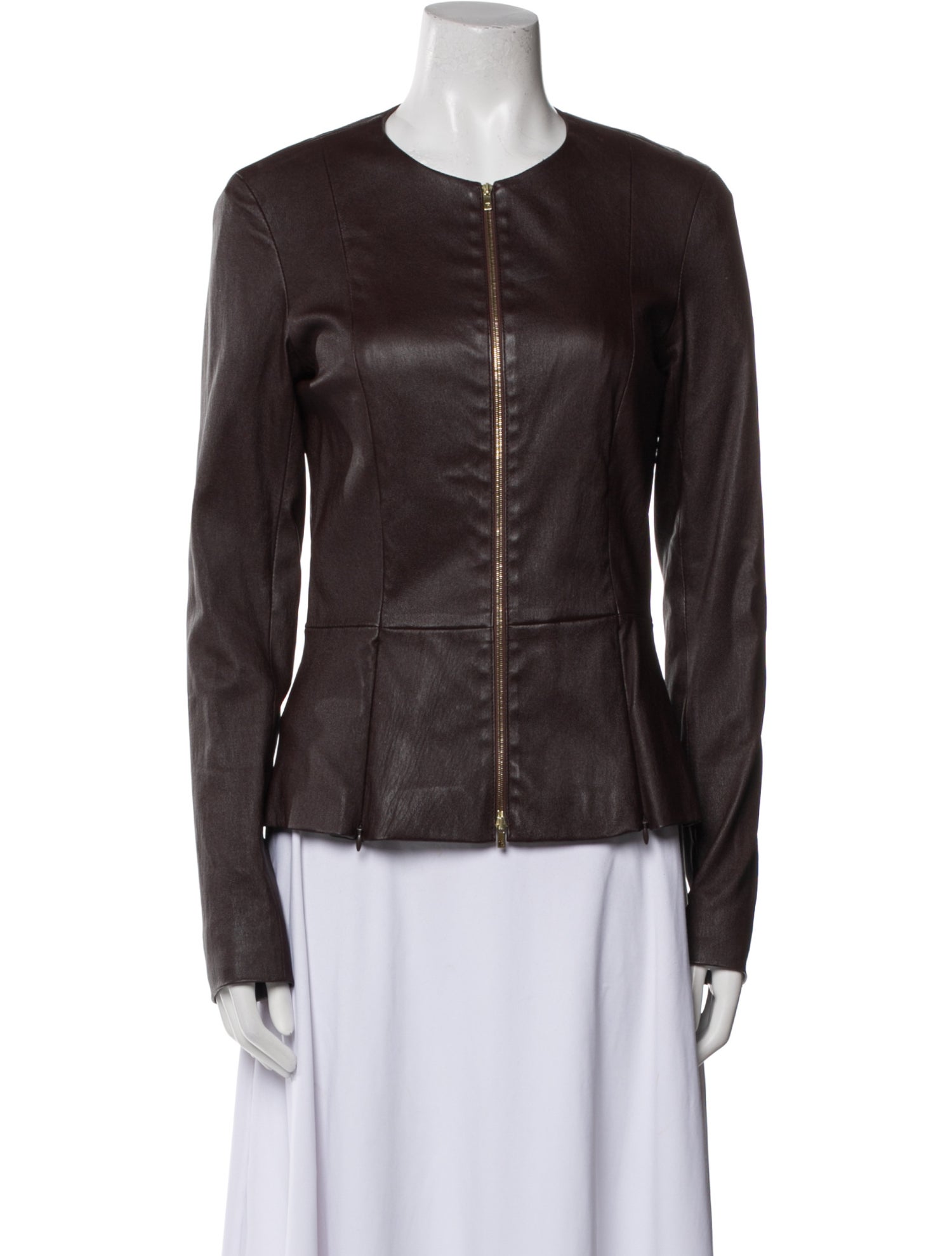 The Row Leather Biker Jacket